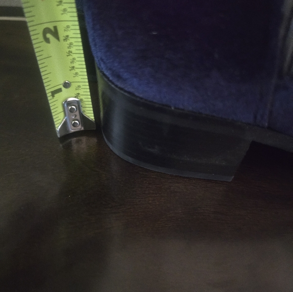 DOLCE VITA  BLUE VELVET BOOTIES SZ 8 - Picture 9 of 12